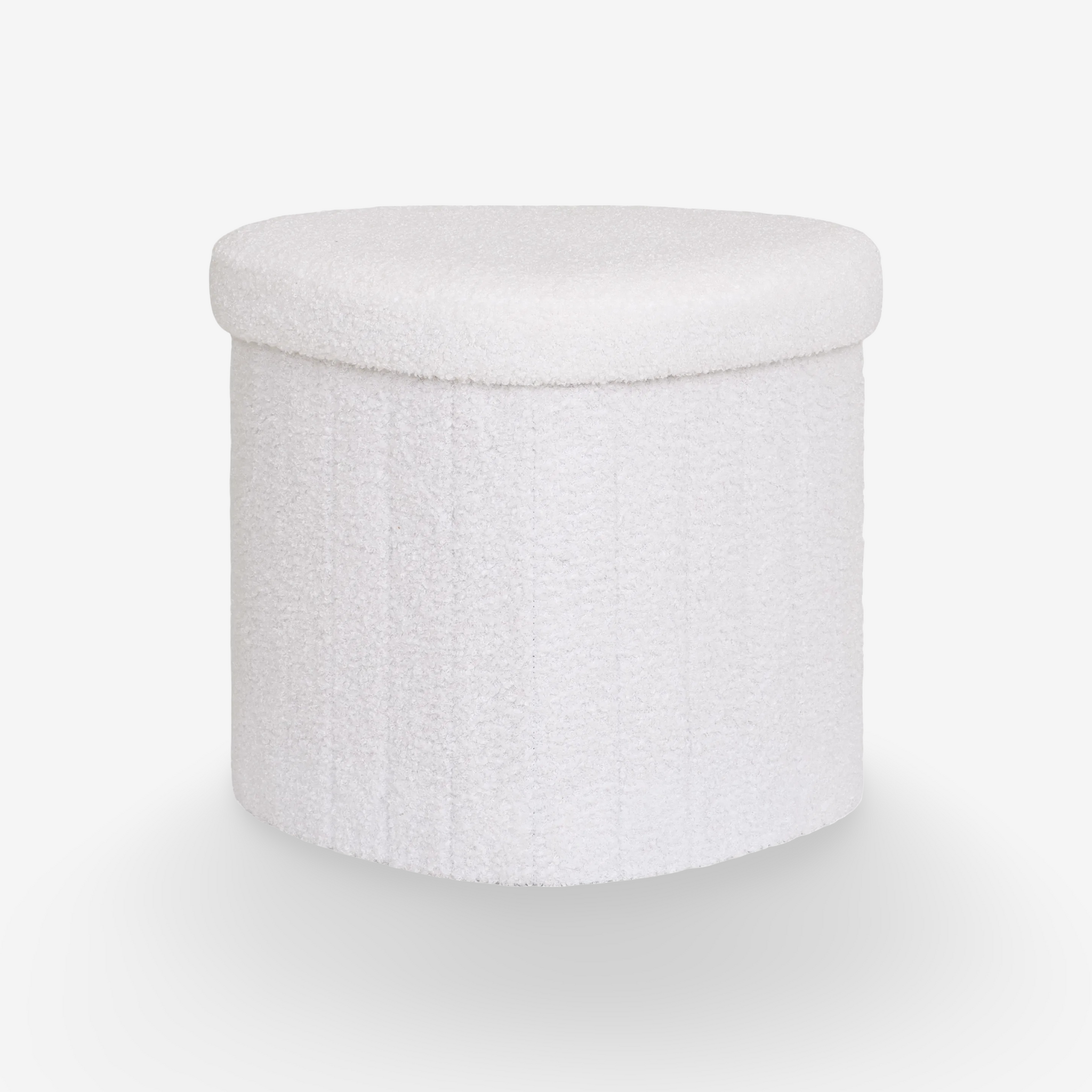 LITEX | הדום מרופד בבד בוקלה, עם תא אחסון - KUALA