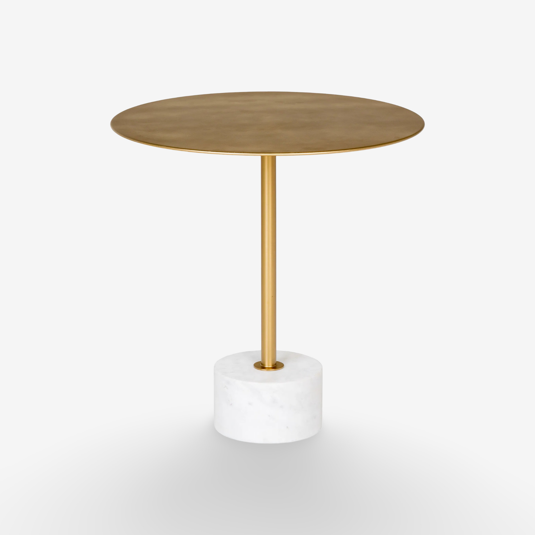 MISN | שולחן צד עשוי מפליז ודמוי שיש, מגיע בשני גדלים - KUALA