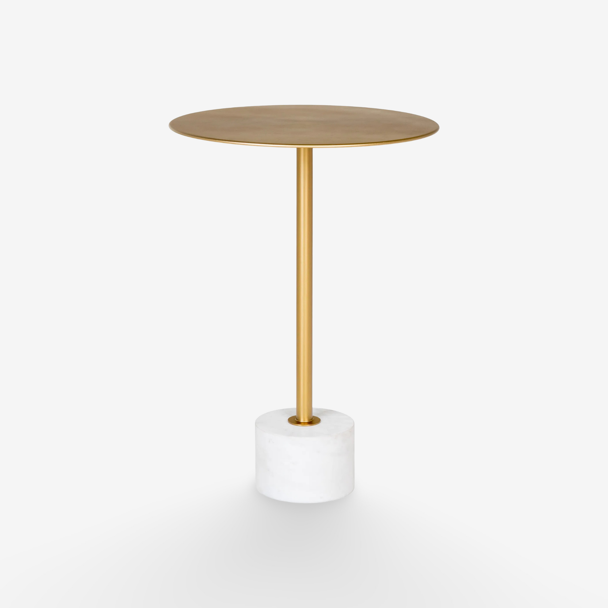 MISN | שולחן צד עשוי מפליז ודמוי שיש, מגיע בשני גדלים - KUALA