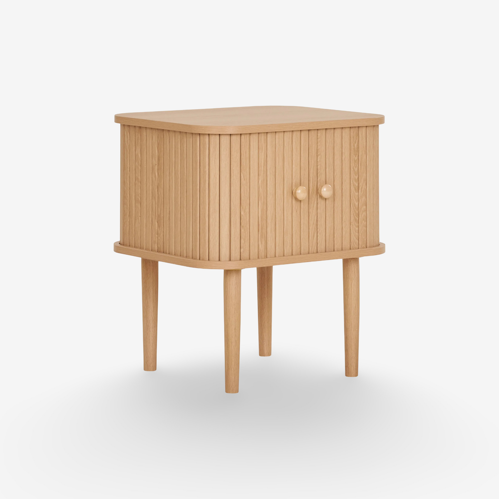 MISTN | שידת לילה מעץ עם שתי דלתות סלייד, 405 ס"מ - KUALA