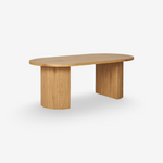 NORDLY | שולחן סלון אובלי מעץ, 6020 ס"מ - KUALA