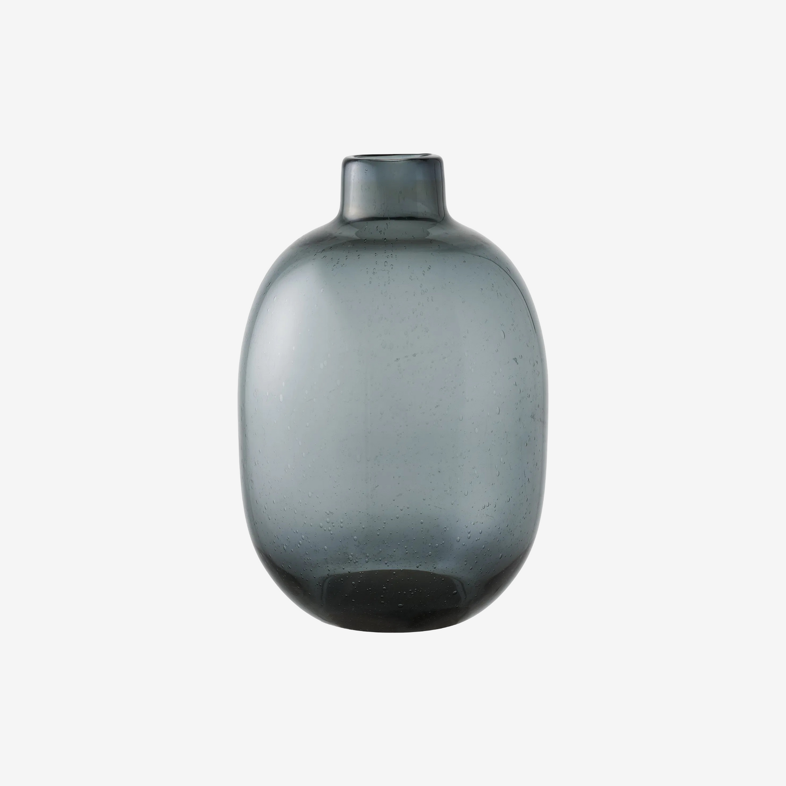 FOLN | אגרטל דקורטיבי מזכוכית בגוון שחור מעושן - KUALA