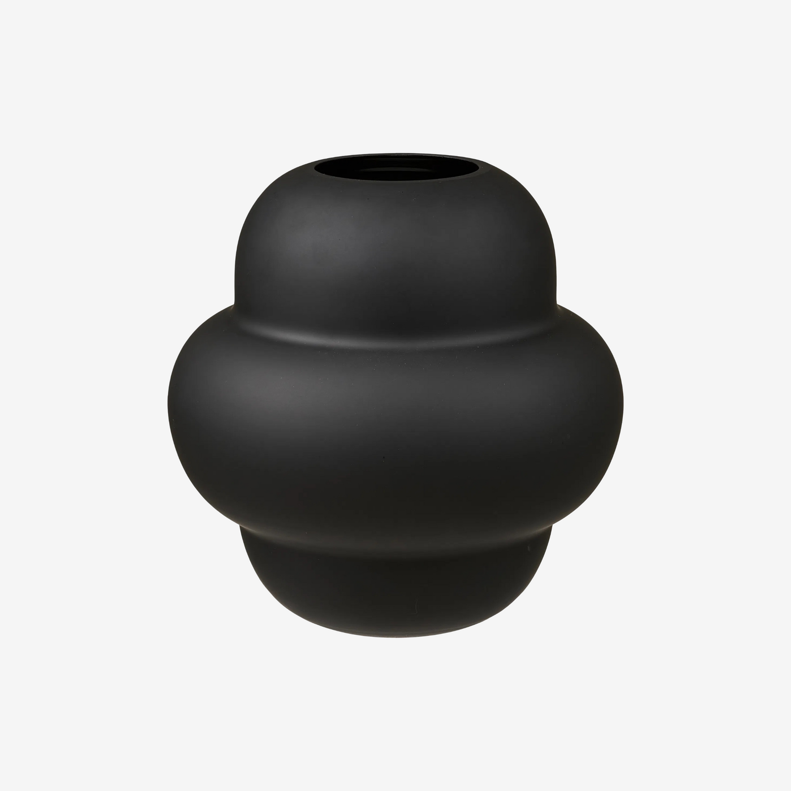 DAWI | אגרטל דקורטיבי מזכוכית בגוון שחור - KUALA