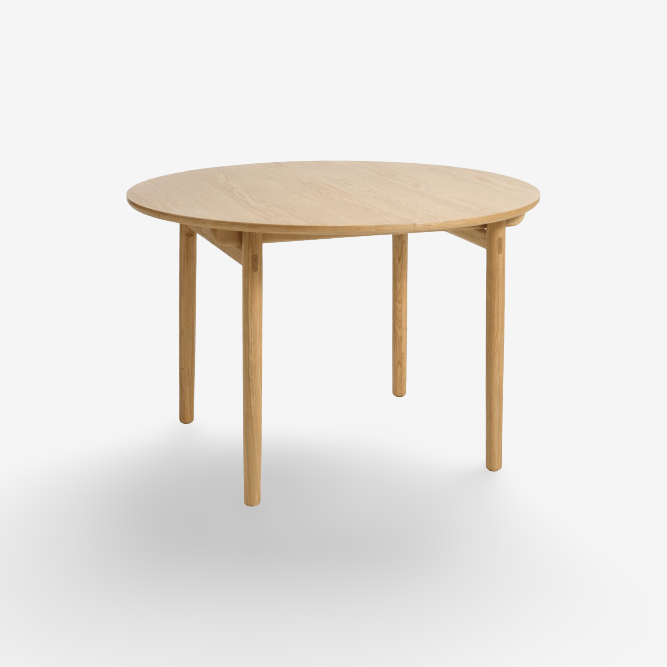 CHIKAO | שולחן אוכל עגול קוטר 120 ס"מ, נפתח  ל- 165 ס"מ עד 8 סועדים
