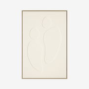 TIBO | תמונת תבליט עם טקסטורת שפריץ, 120/80