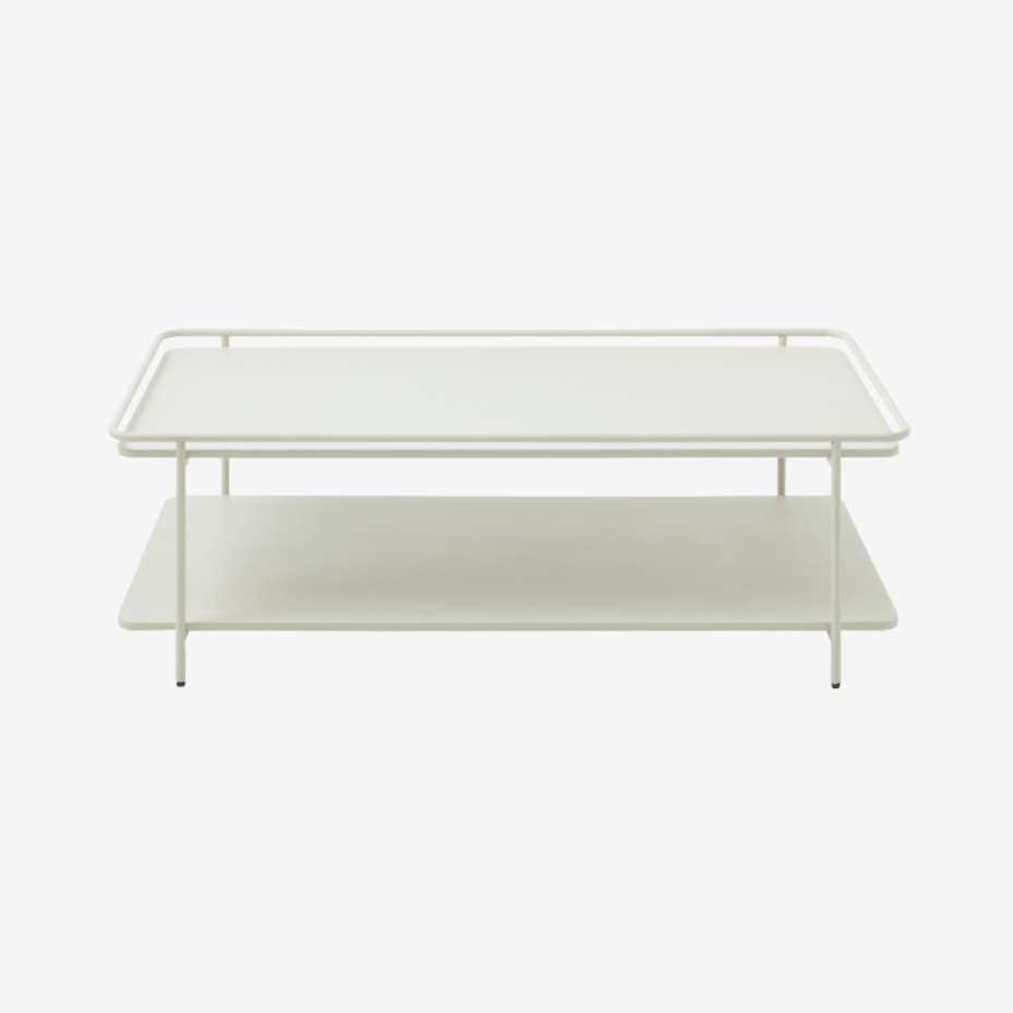 MONLI | שולחן סלון מלבני ממתכת, 110/55 ס"מ