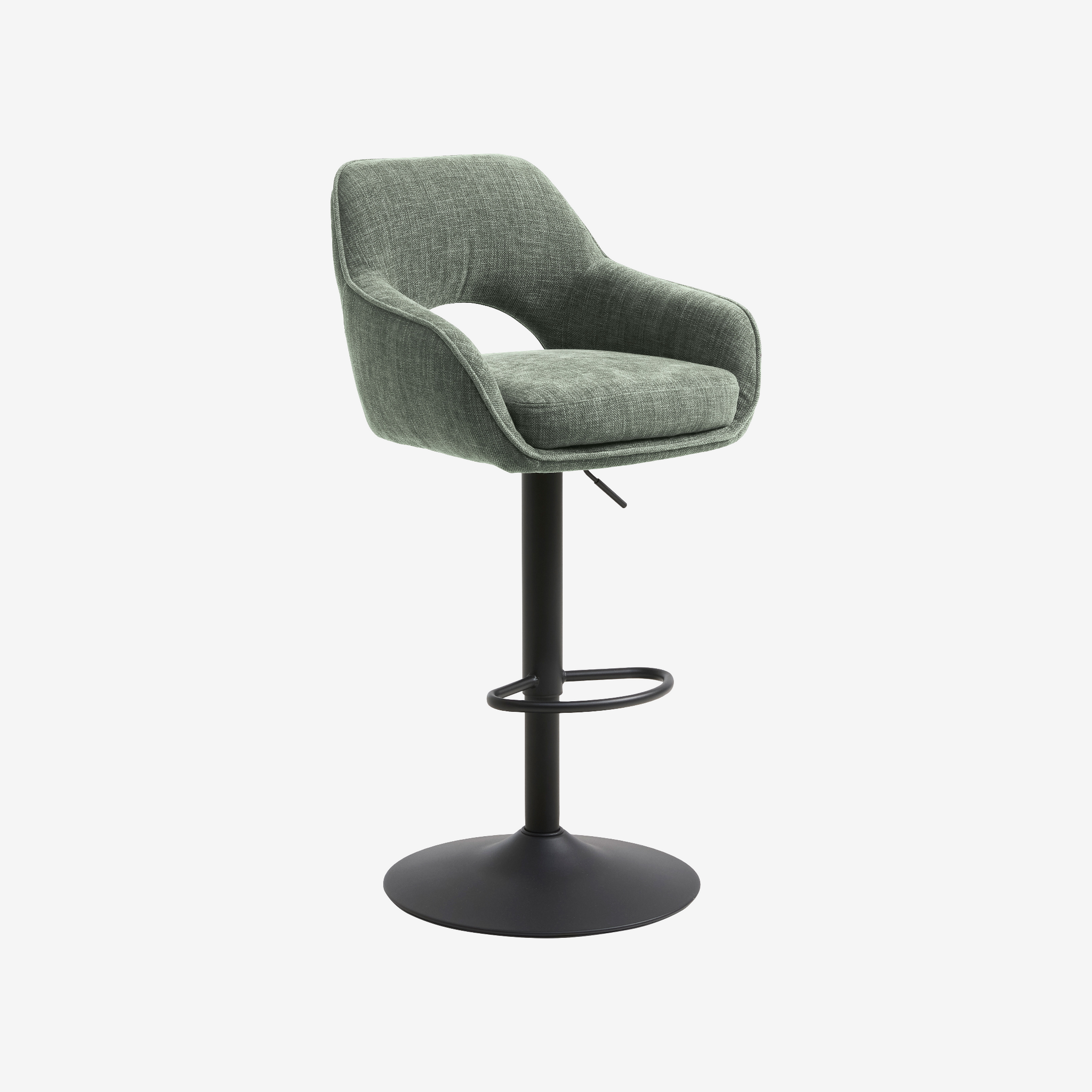 TINUYI | כיסא בר מרופד בבד אריג