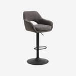 TINUYI | כיסא בר מרופד בבד אריג