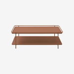 MONLI | שולחן סלון מלבני ממתכת, 110/55 ס"מ