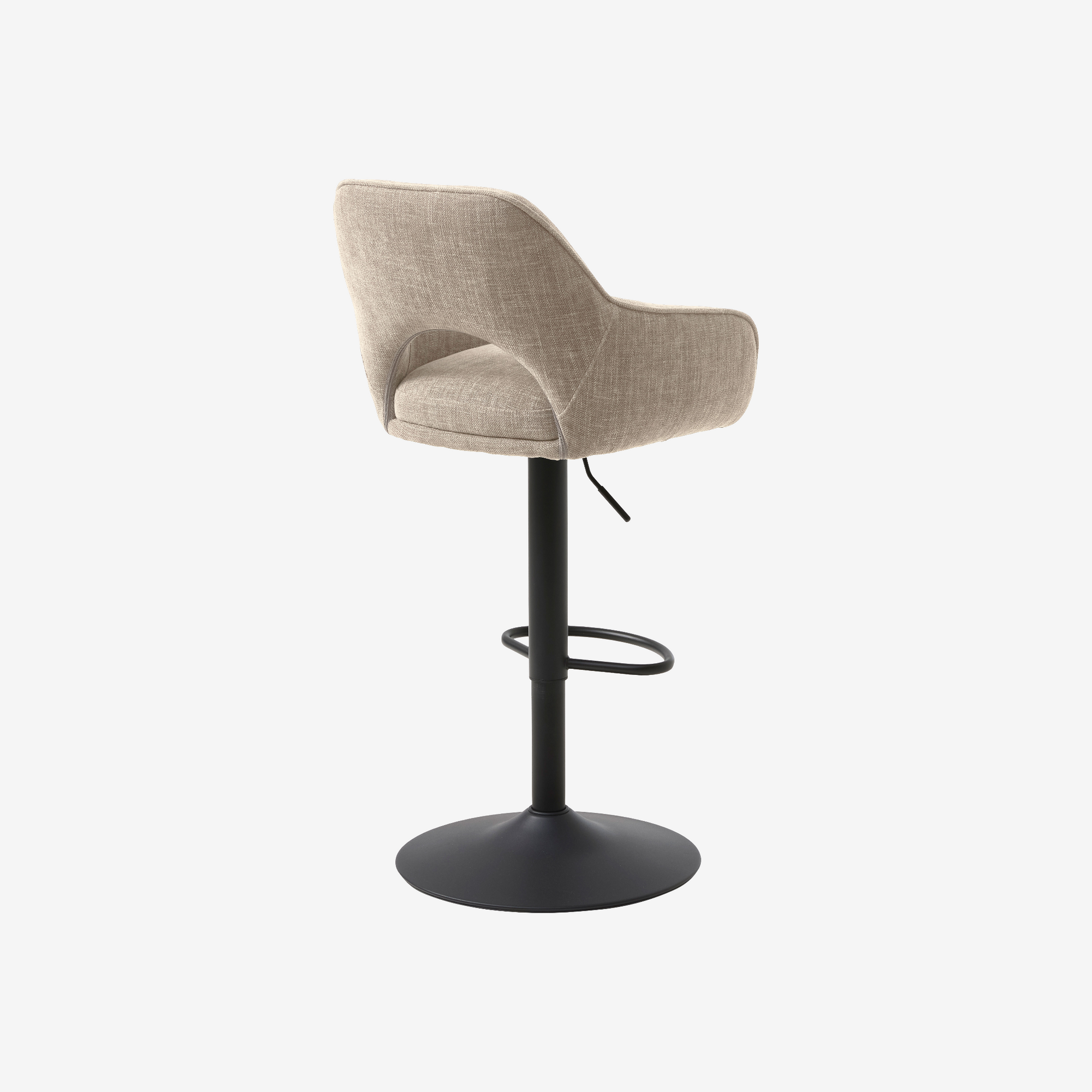 TINUYI | כיסא בר מרופד בבד אריג