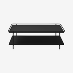 MONLI | שולחן סלון מלבני ממתכת, 110/55 ס"מ