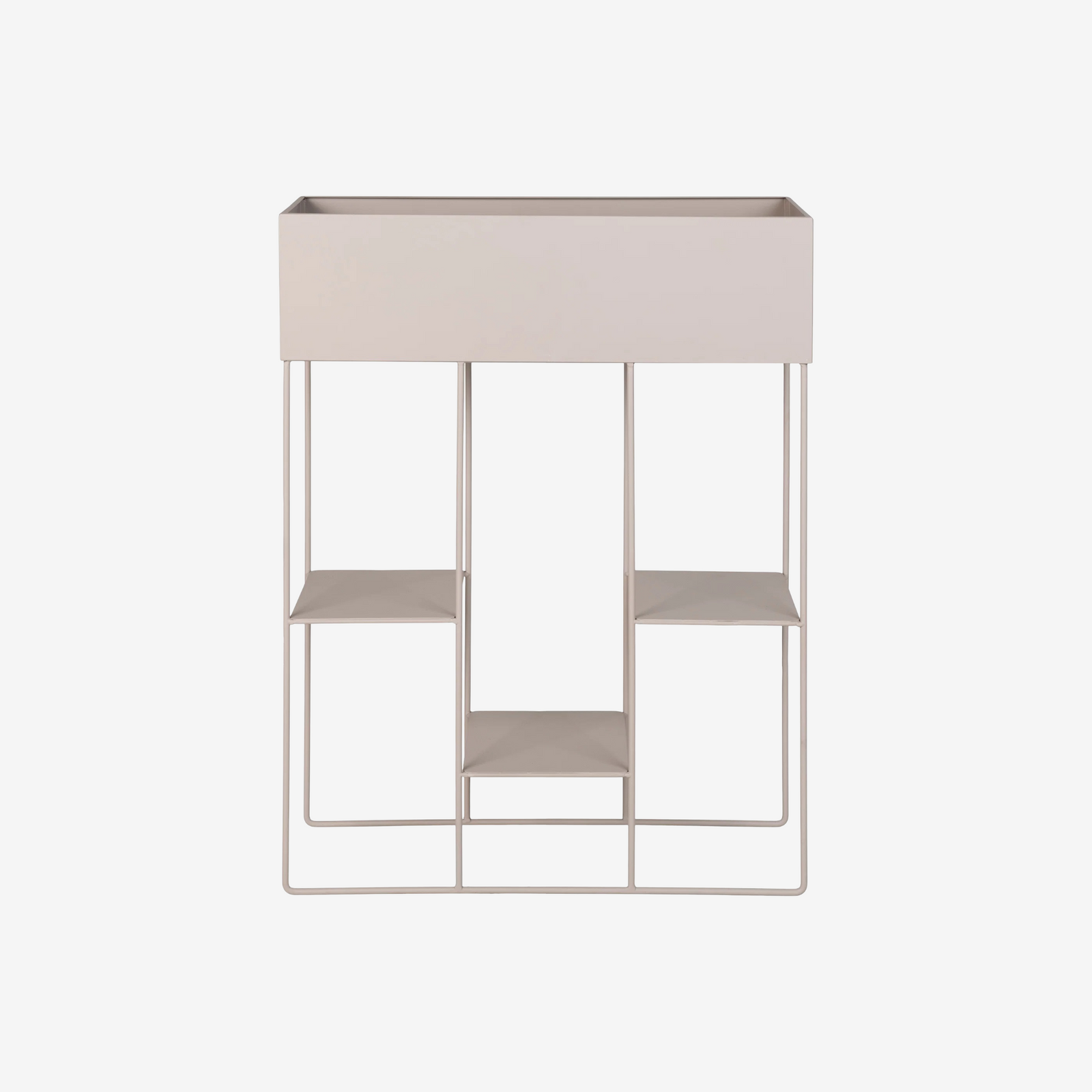 NEX | אדנית מרובעת ממתכת בגוון חול - KUALA