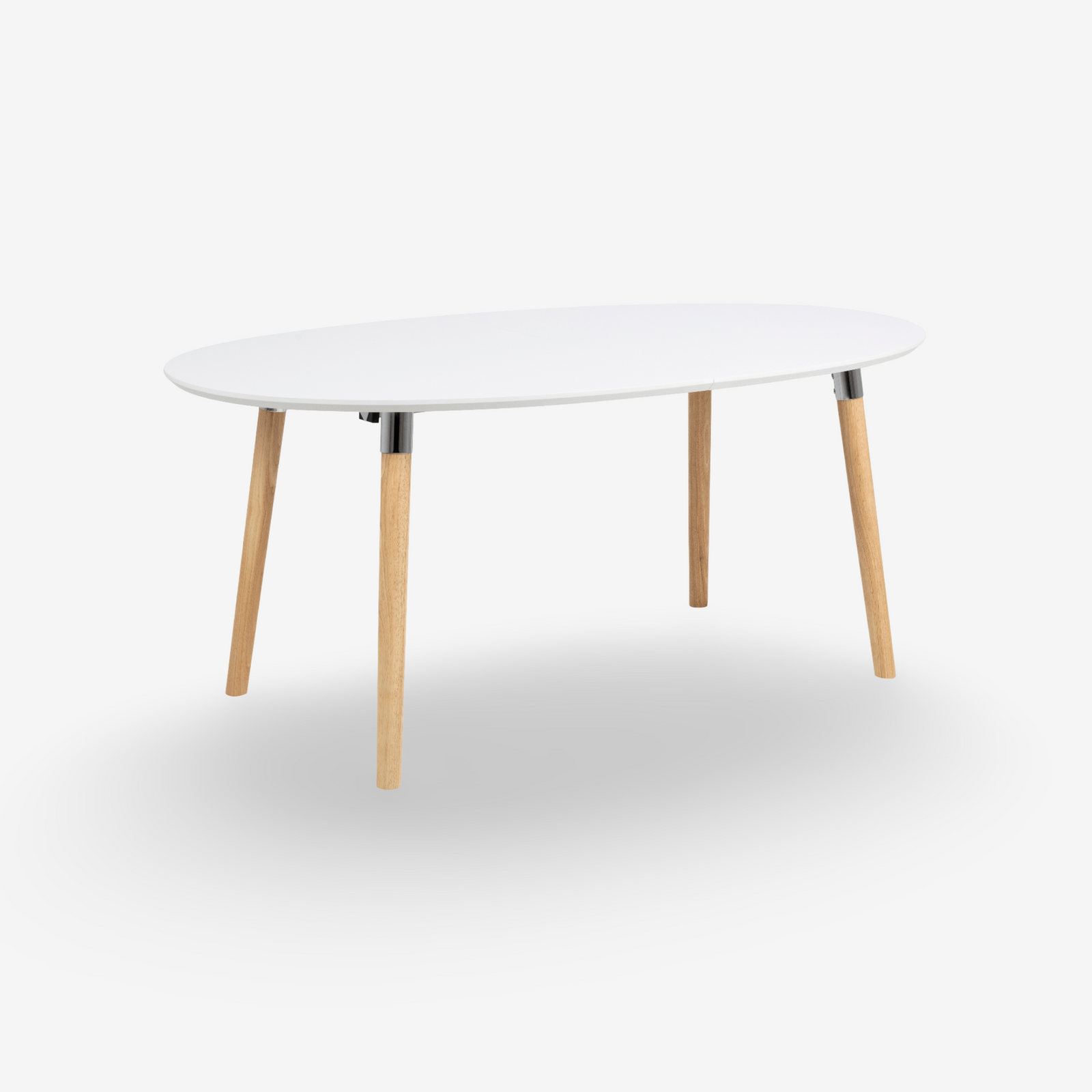 TAO | שולחן אוכל אובלי 170/100 ס"מ, נפתח ל- 270 ס"מ עד 12 סועדים - KUALA