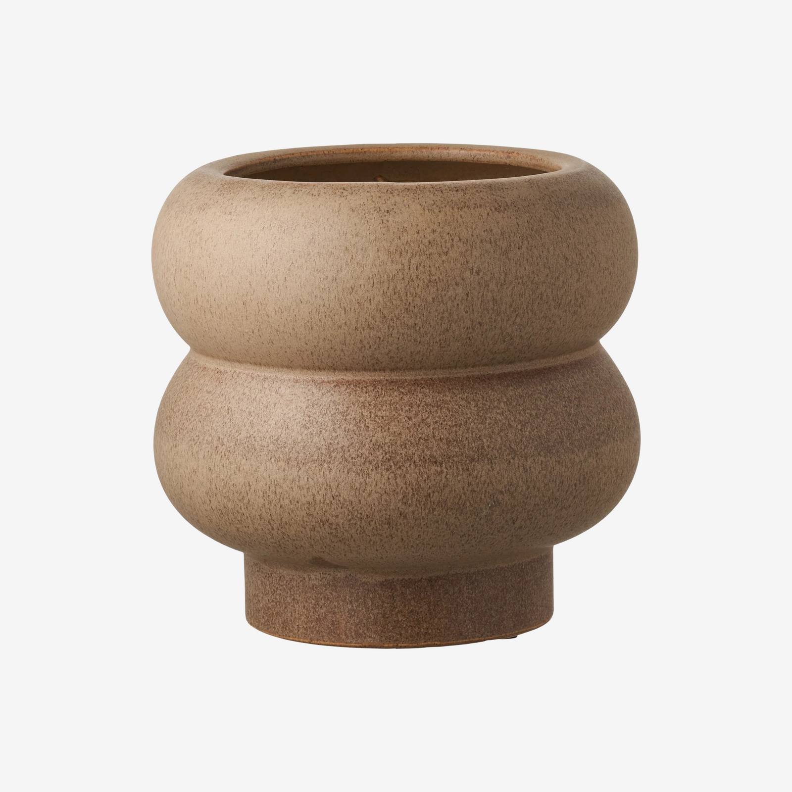 MONI | עציץ מקרמיקה בגוון חום - KUALA