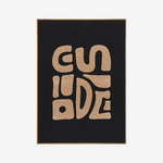 BJEL | תמונת קיר דקורטיבית עם מסגרת עץ, 700 ס"מ - KUALA