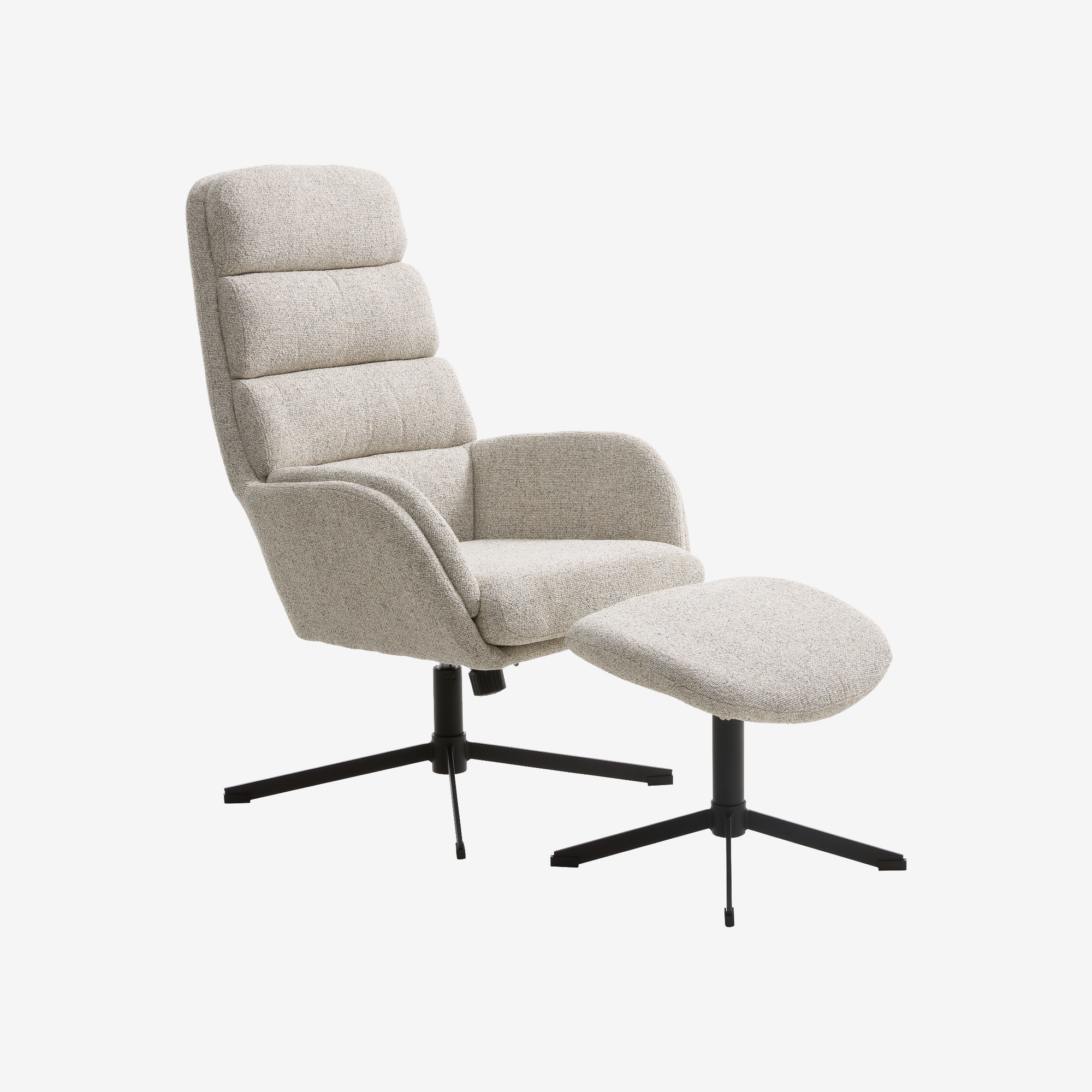 TUREBE | כורסת מנהלים מעוצבת עם הדום תואם