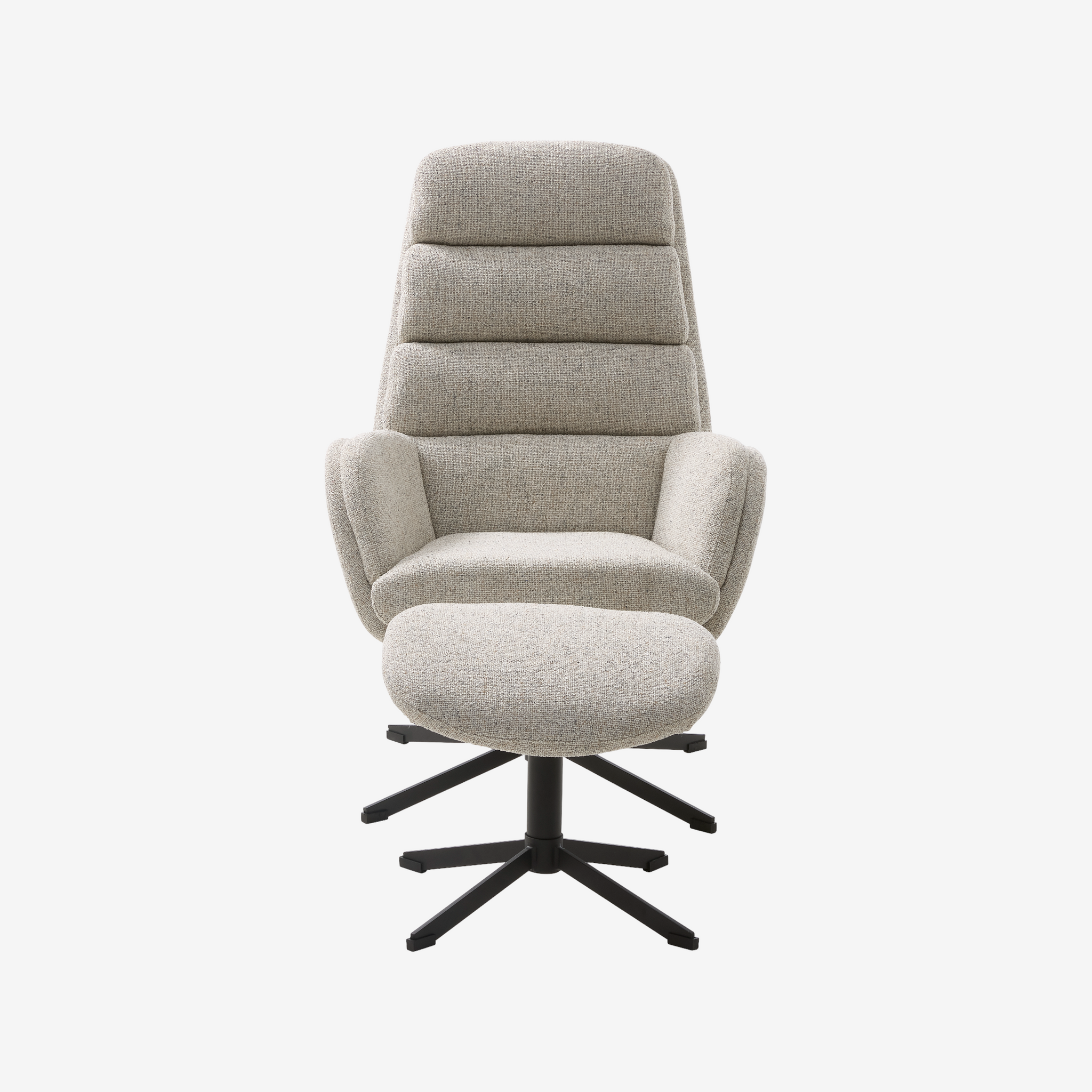 TUREBE | כורסת מנהלים מעוצבת עם הדום תואם