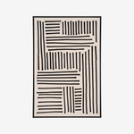 ICEN | פרינט דיגיטלי מודרני במסגרת עץ, 900 ס"מ - KUALA