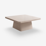 FOLDI | שולחן סלון ריבועי מזכוכית ומתכת, 90/90 ס"מ - KUALA