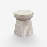 RIKA | שולחן צד עגול לגינה מפייברקלי, קוטר 37 ס"מ - KUALA