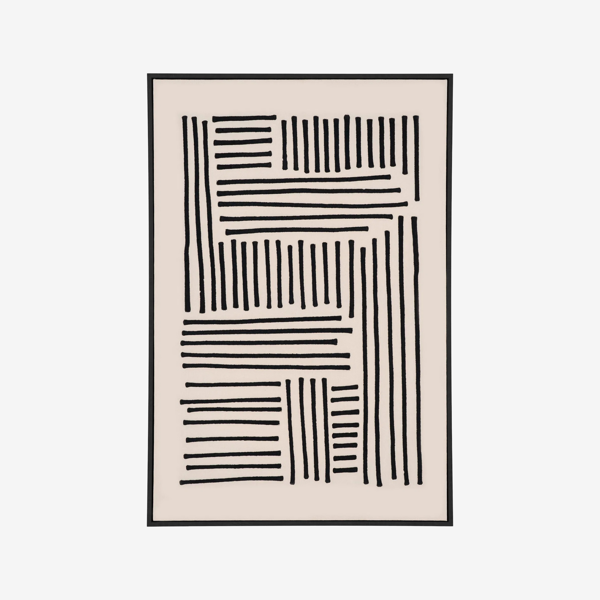 POLE | פרינט דיגיטלי מופשט במסגרת עץ, 14000 ס"מ - KUALA