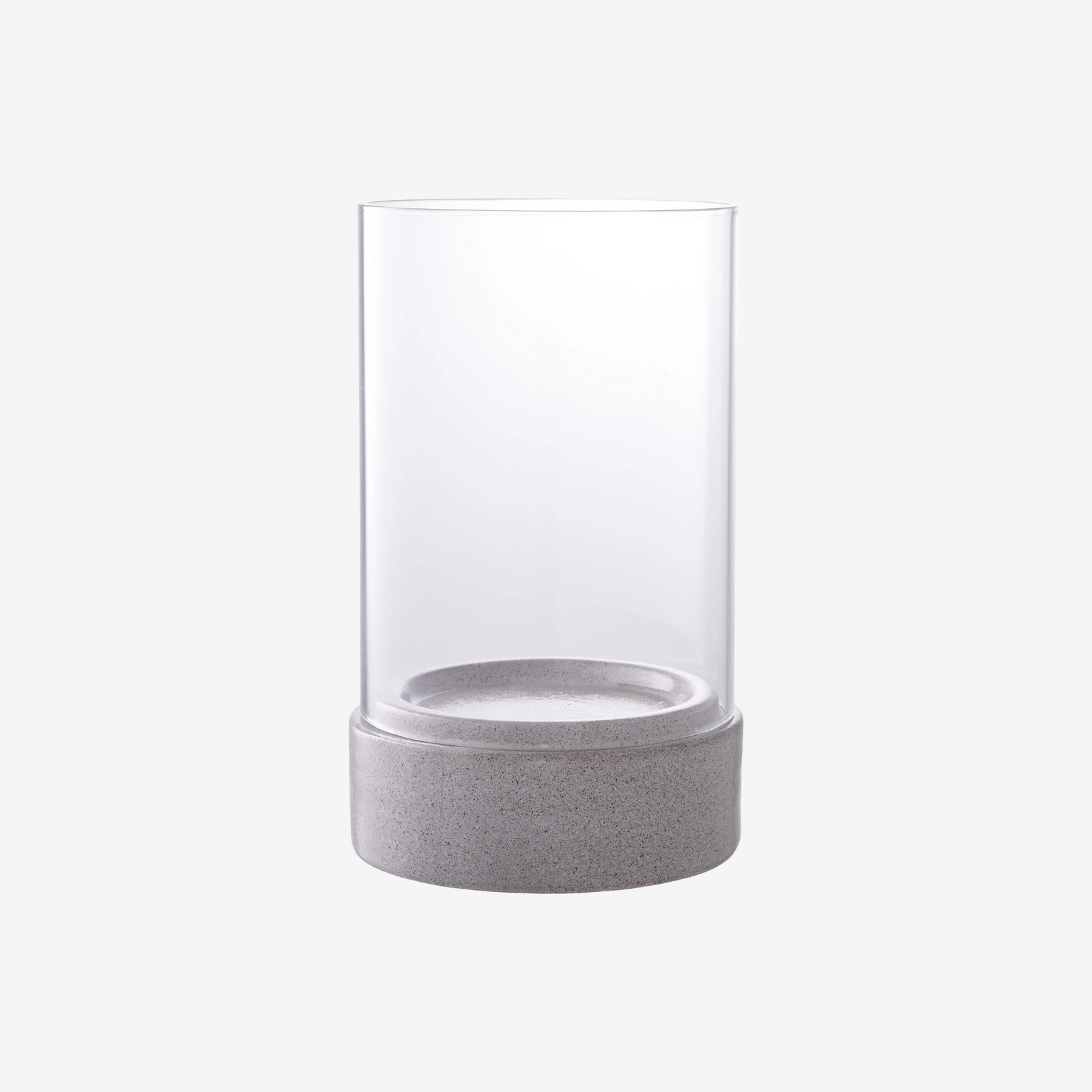 DAYN | פמוט בצורת גליל מזכוכית וקרמיקה - KUALA