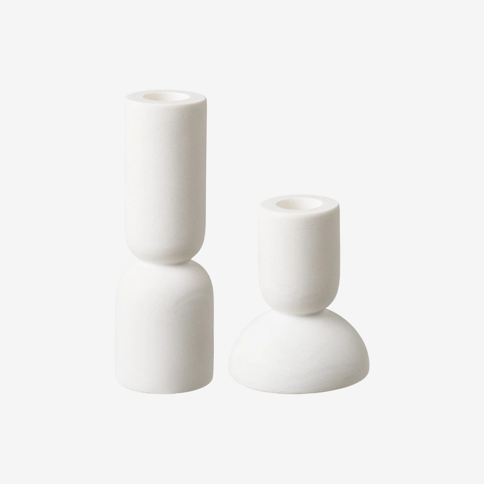 PLANR | סט פמוטים מאבן בגוון לבן - KUALA