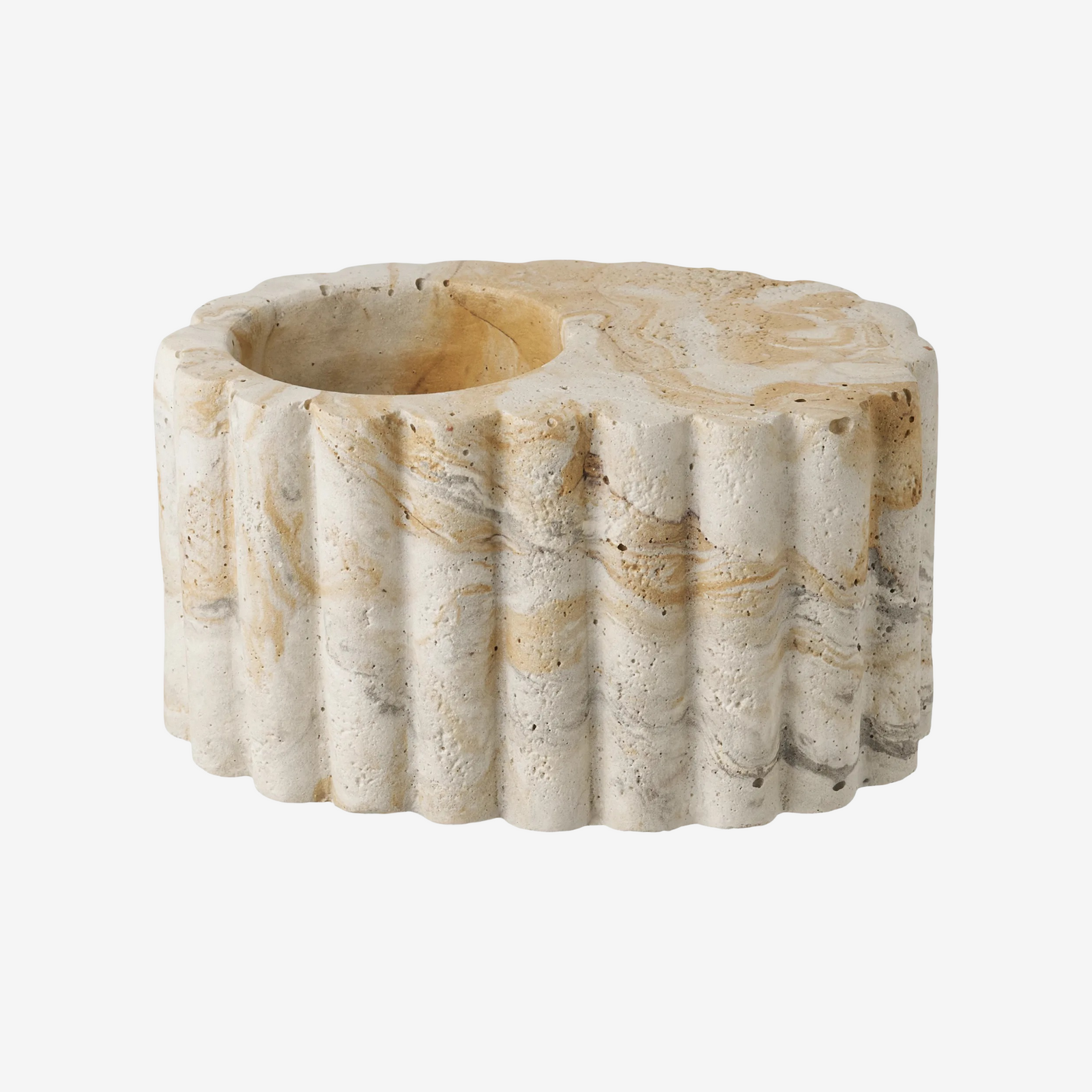 PLANI | 'פמוט מבטון בגווני חום ובז - KUALA