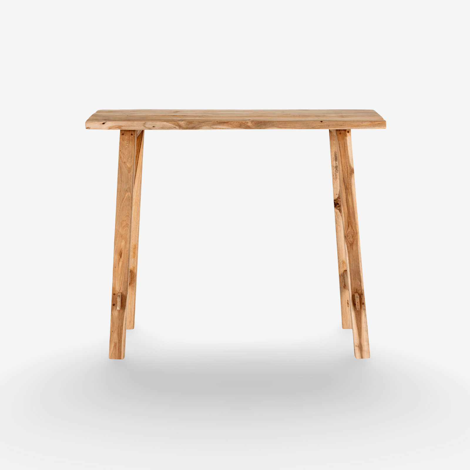 KITCHY | קונסולה כפרית מעץ טיק מלא - KUALA