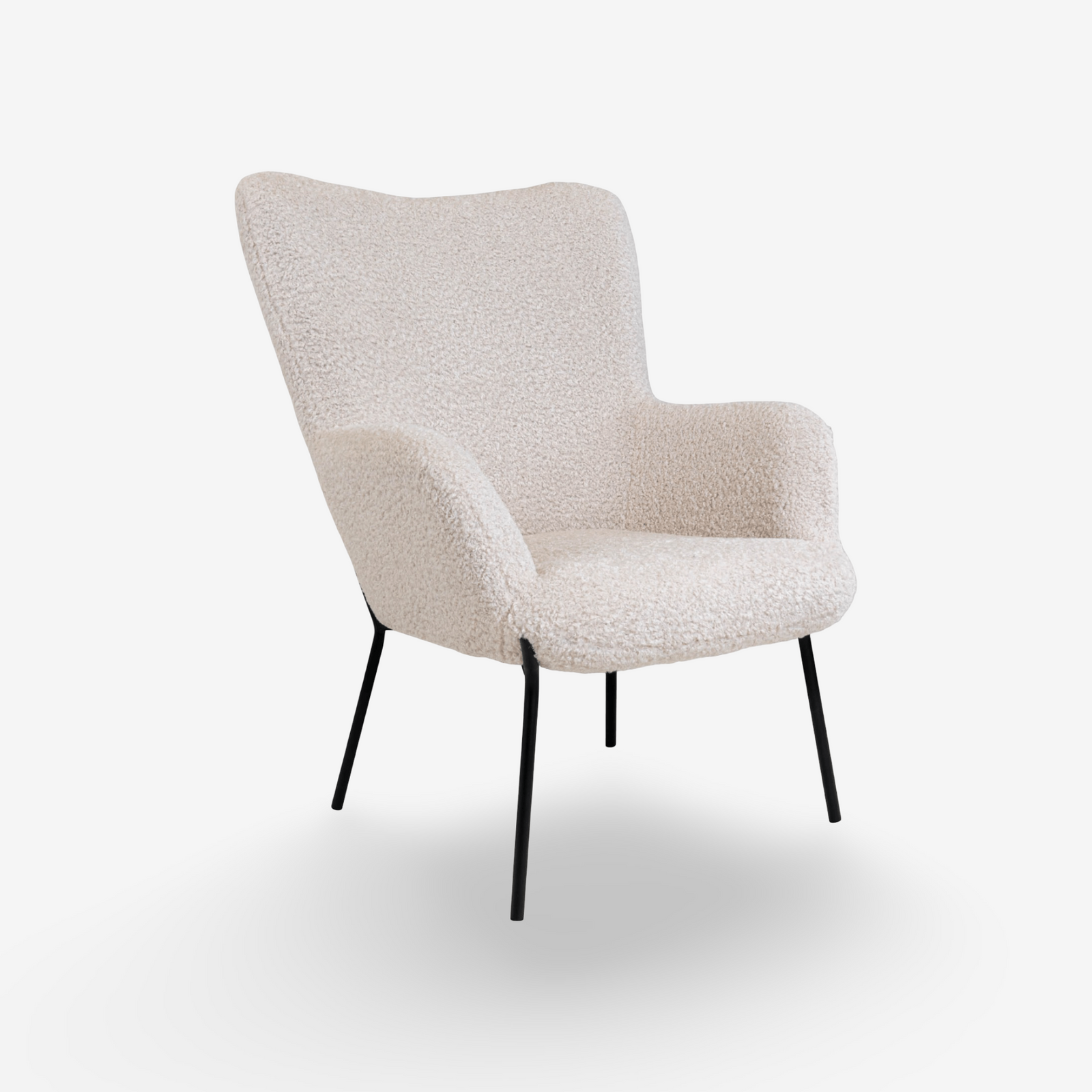 KOSTA | כורסא מודרנית מרופדת בבד בוקלה - KUALA