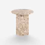 FROKOR | שולחן צד עגול משיש, קוטר 50 ס"מ - KUALA