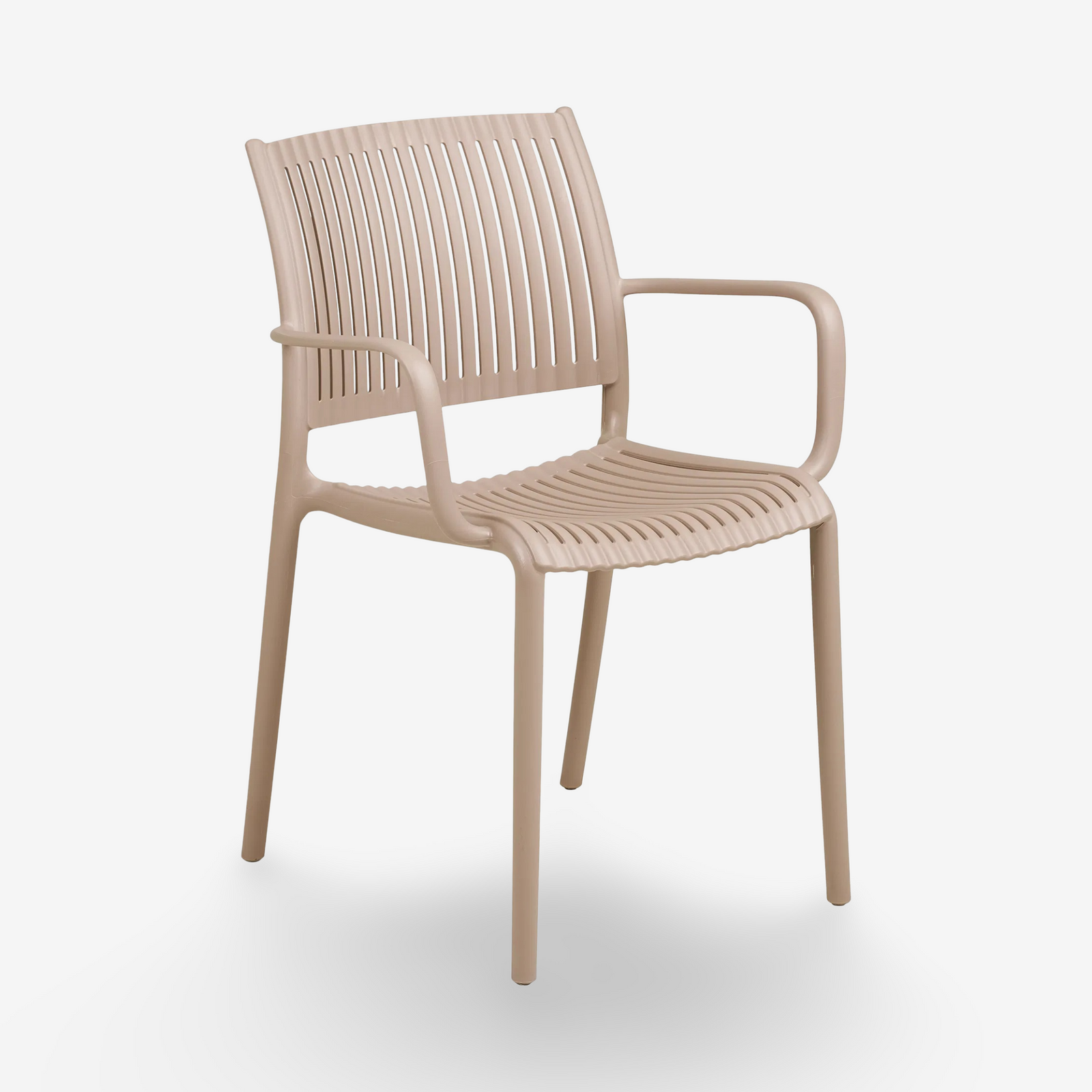 ARI |  כיסא אוכל פולימרי עם משענת יד - KUALA