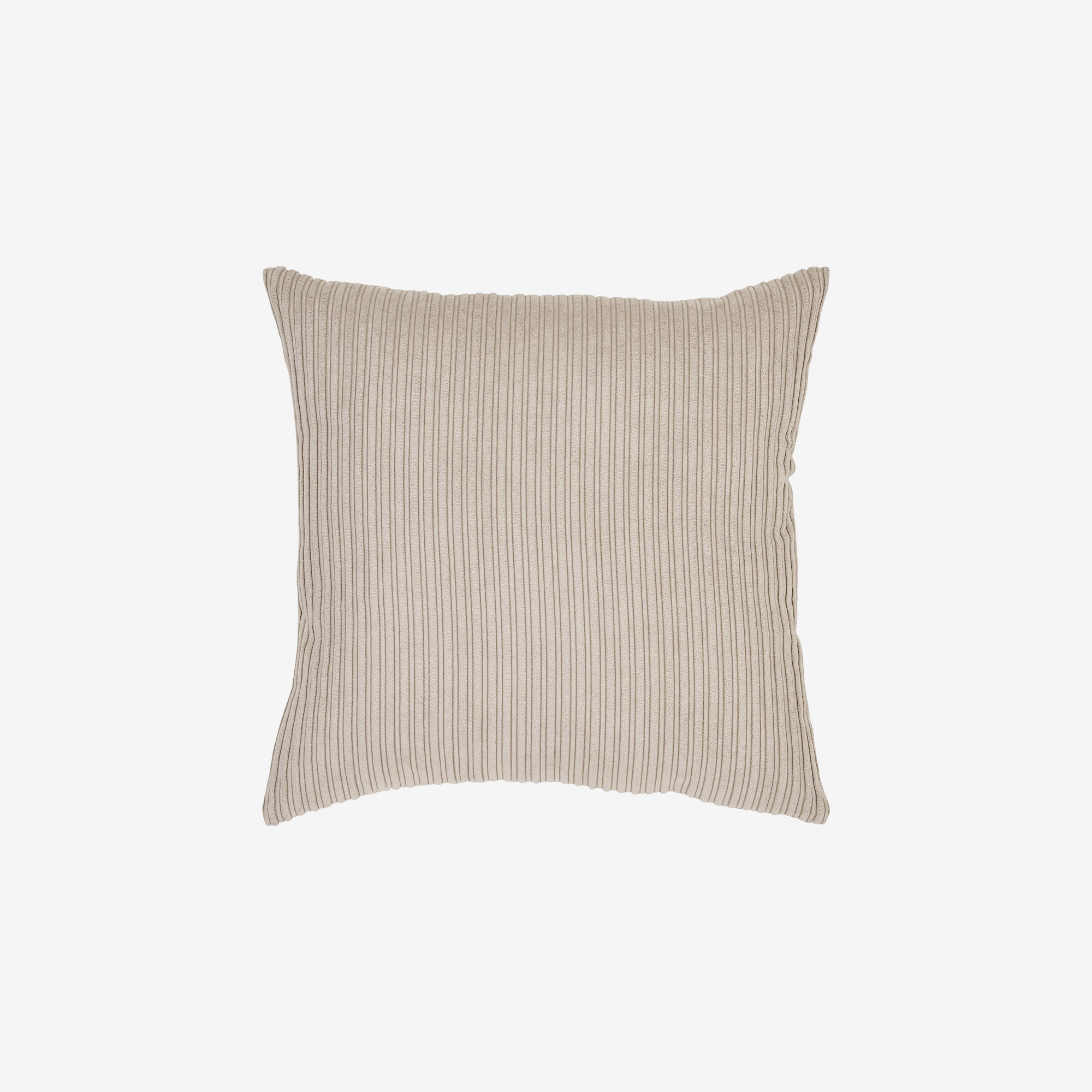 DIVA | כרית מבד אריג עם טקסטורת פסים בגוון חול - KUALA