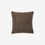 CENO | כרית נוי מבד בוקלה בגוון אפור כהה - KUALA