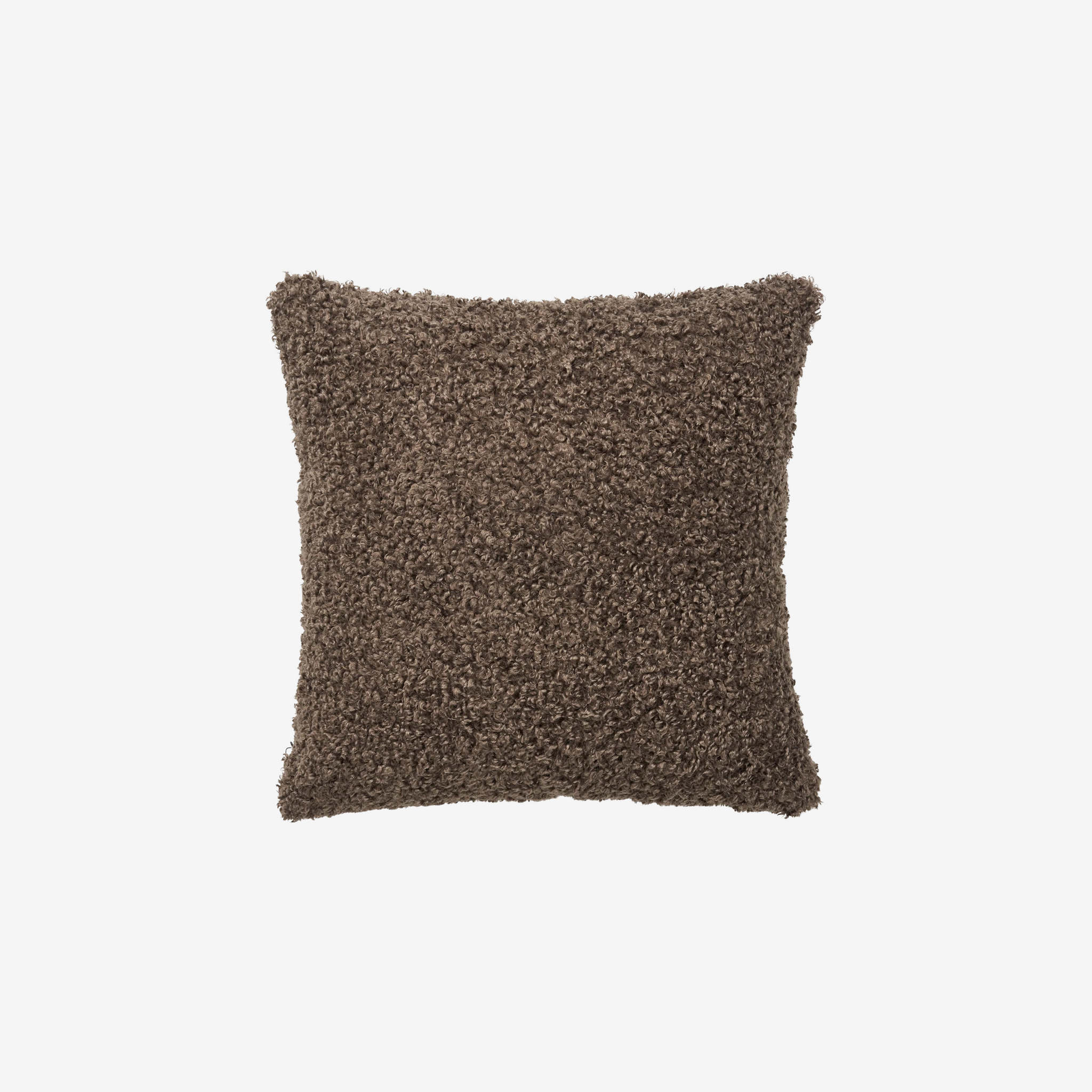 CENO | כרית נוי מבד בוקלה בגוון אפור כהה - KUALA