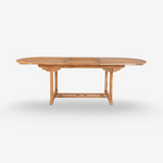 SNOKA | שולחן אוכל נפתח מעץ טיק לאירוח גן - KUALA