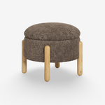 TWISTO | הדום אחסון מרופד בבד אריג