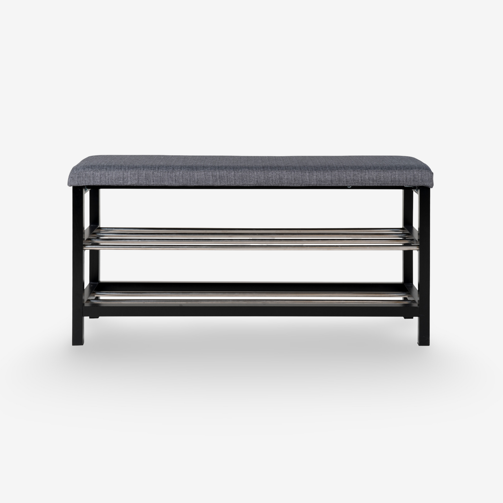 WHISKIN | ספסל מרופד עם מדפי אחסון נעליים - KUALA