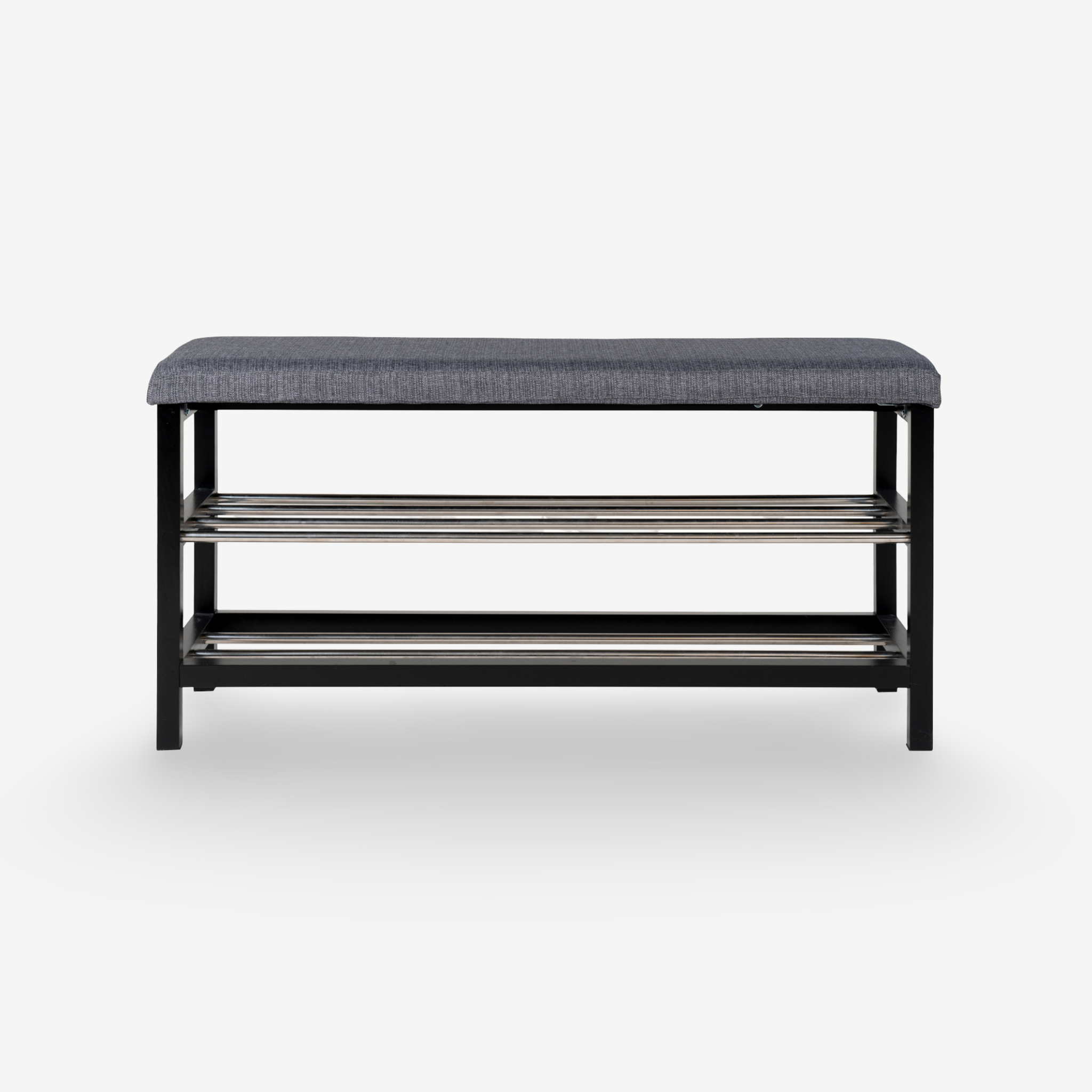 WHISKIN | ספסל מרופד עם מדפי אחסון נעליים - KUALA