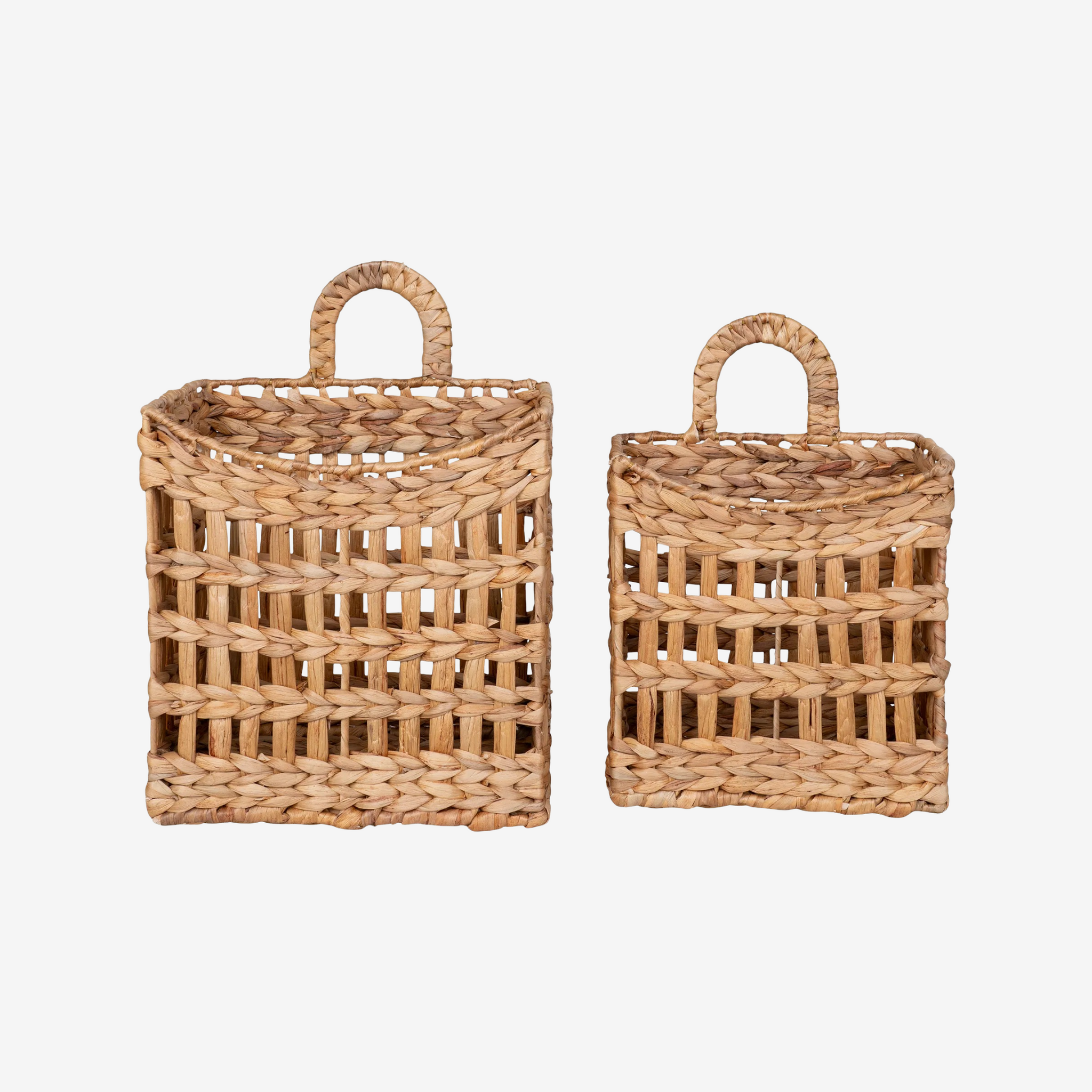 HIVA | סט סלי אחסון לתלייה בגוון טבעי - KUALA