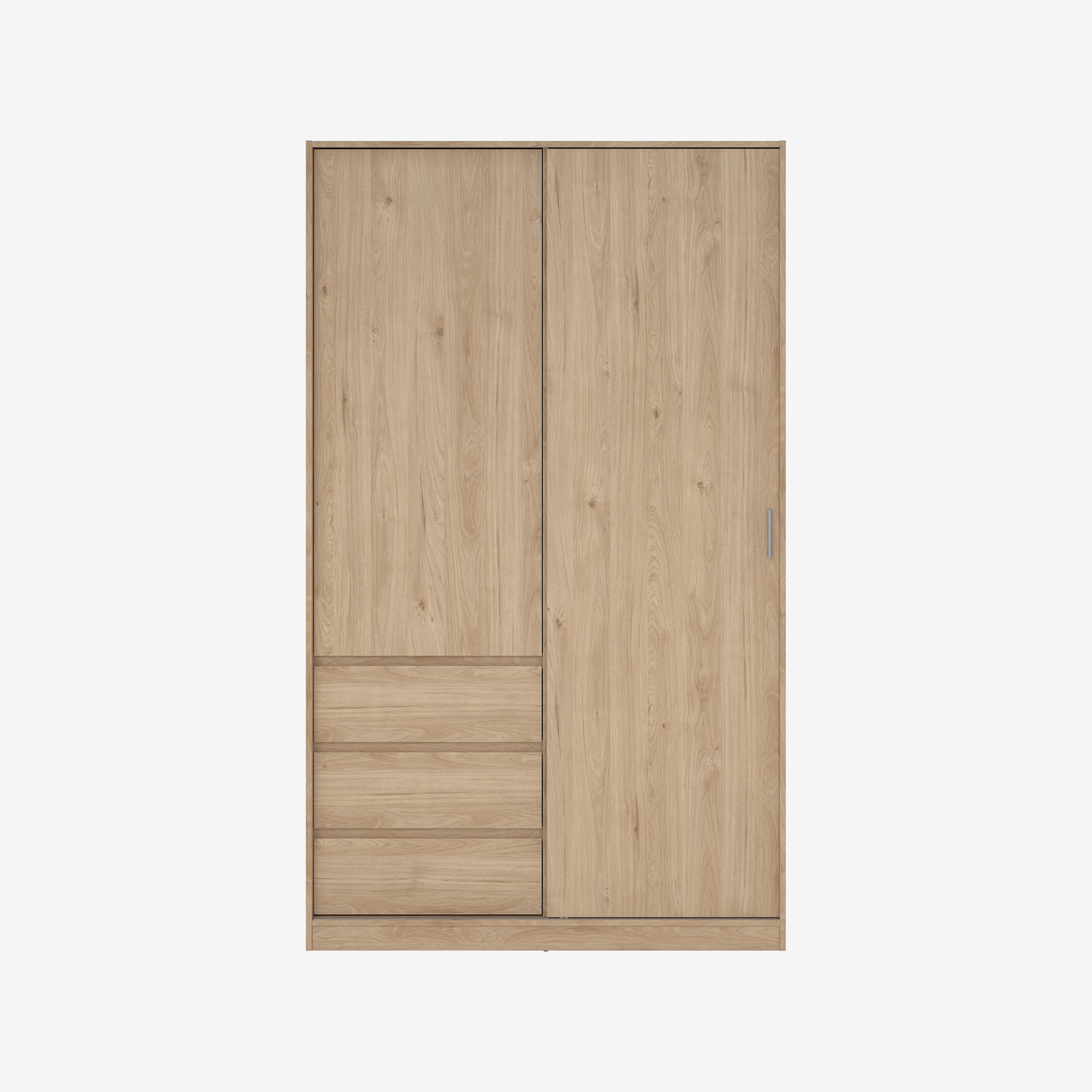 EINAR | ארון 2 דלתות ו-3 מגירות, בחיפוי מלמין