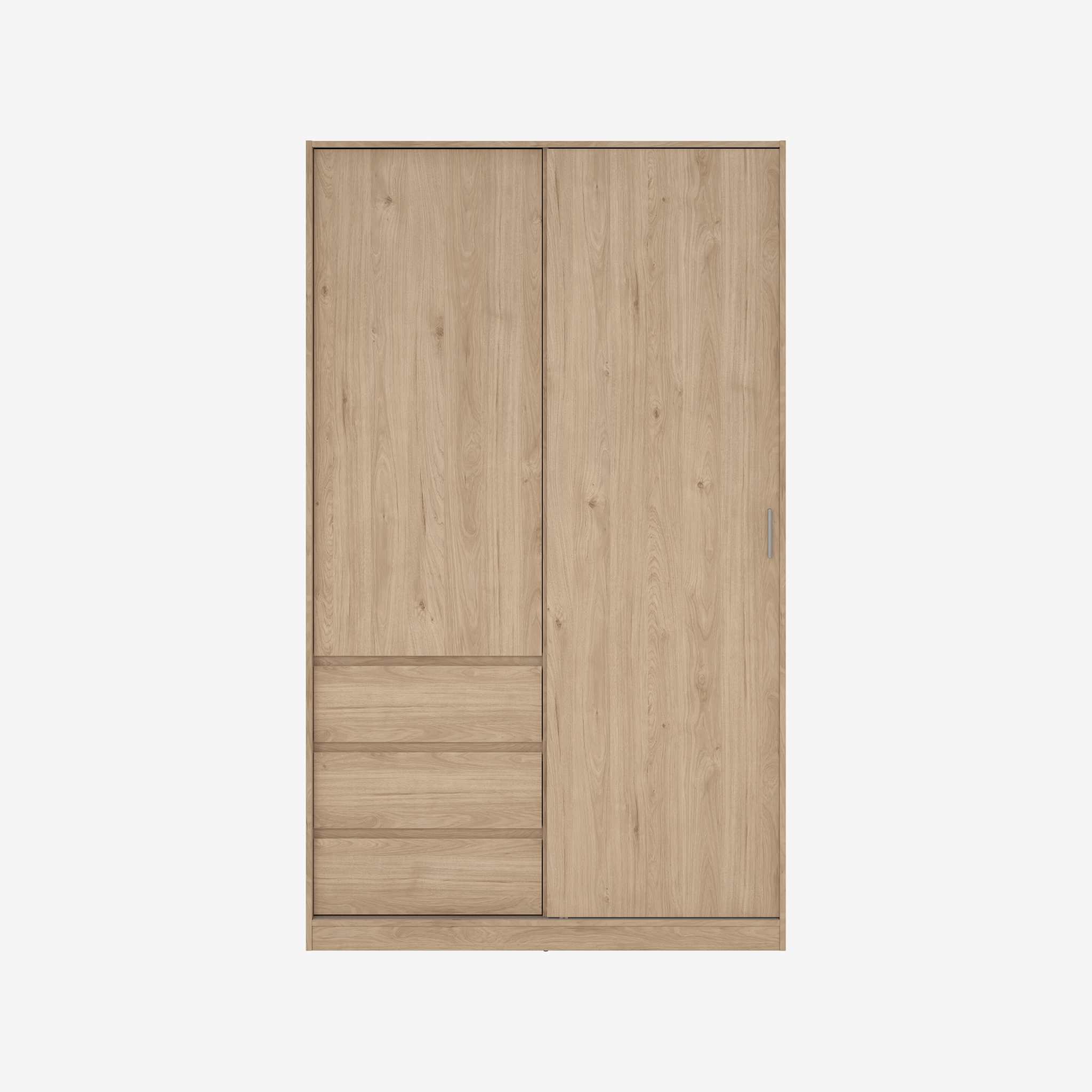 EINAR | ארון 2 דלתות ו-3 מגירות, בחיפוי מלמין