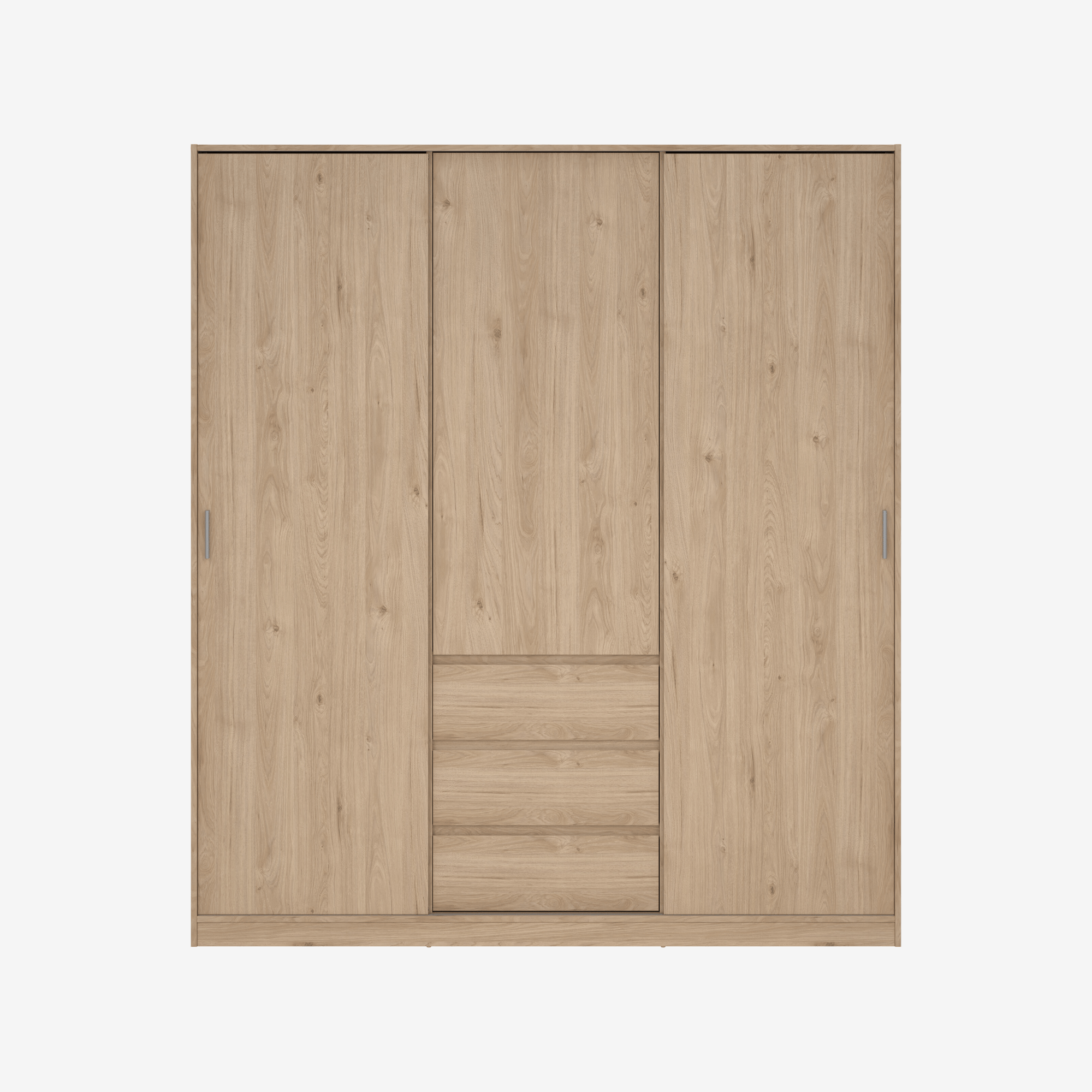 TYRHA | ארון 3 דלתות ו-3 מגירות, בחיפוי מלמין