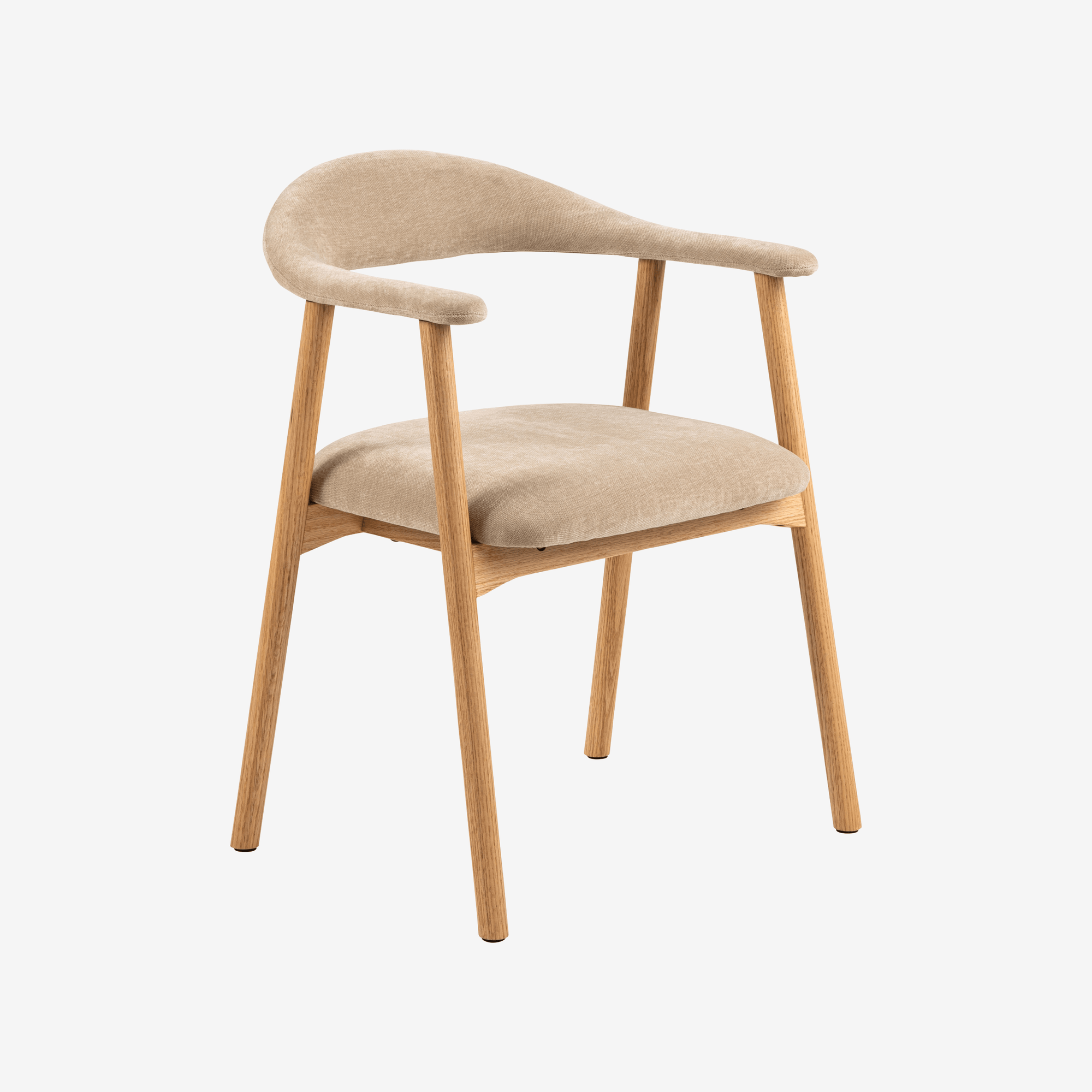 LUZAMI | כיסא עץ בקווים מעוגלים