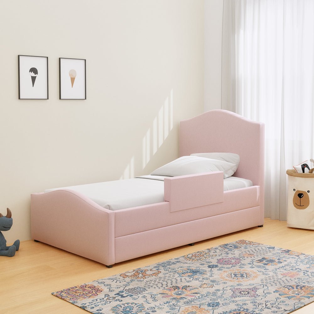 SOLENE | מיטת ילדים מרופדת ונפתחת למיטת חבר