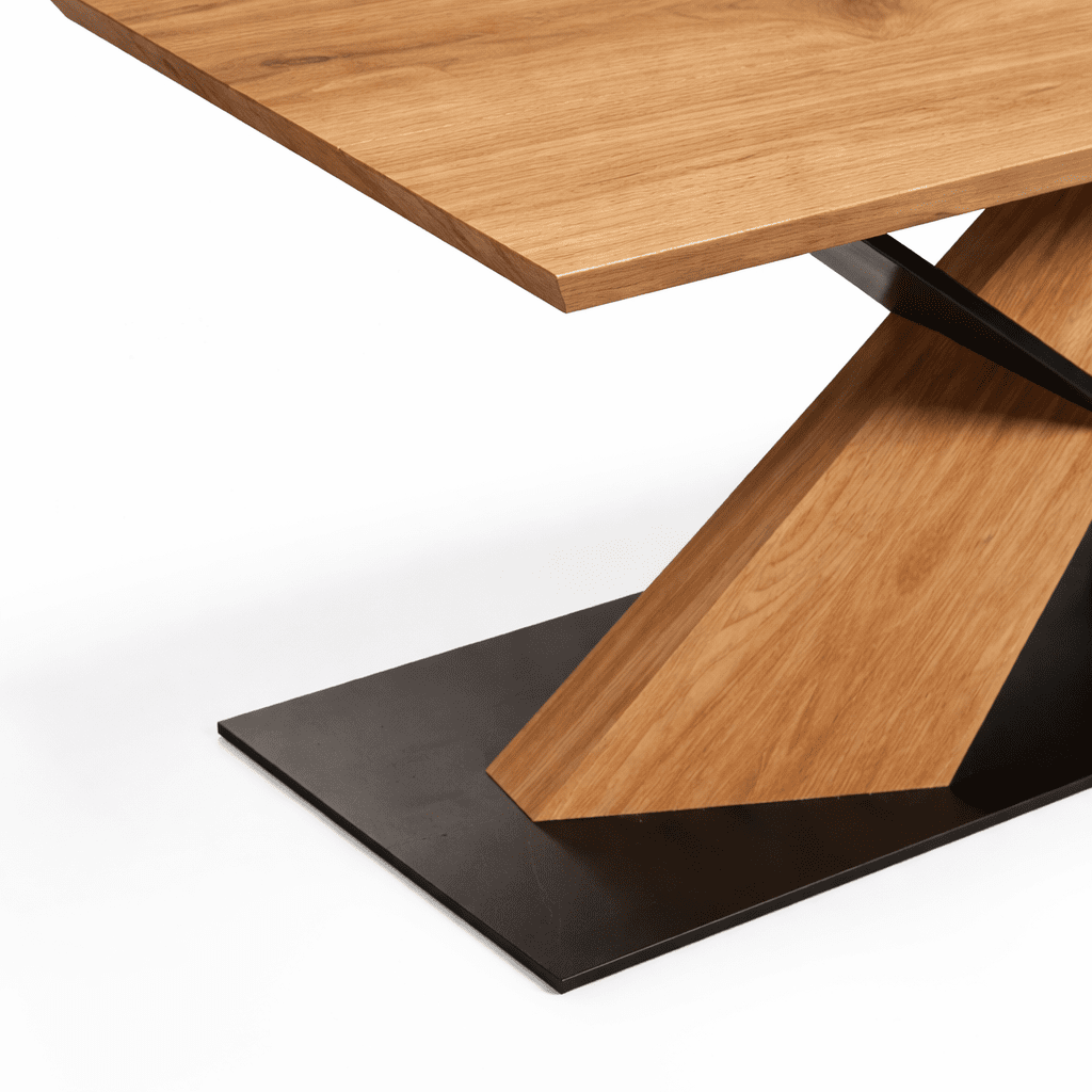 RAGINI | שולחן סלון מלבני מעץ ומתכת, 120/68 ס"מ - KUALA