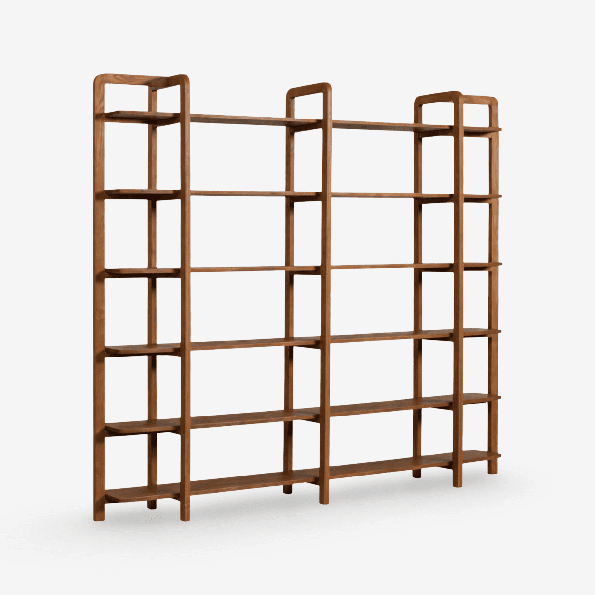 RAKA | יחידת מדפים מעץ מלא, עם מדפים פתוחים - KUALA