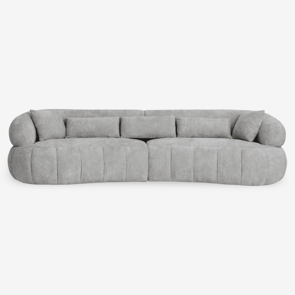 REINT | ספה נורדית מרופדת בבד אריג, 284 ס"מ - KUALA