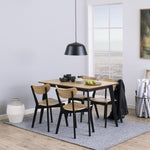 SNANA | שולחן אוכל מלבני 120/80 ס"מ, עד 6 סועדים