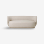 RIDAL | ספה סקנדינבית מרופדת בבד בוקלה, 185 ס"מ - KUALA